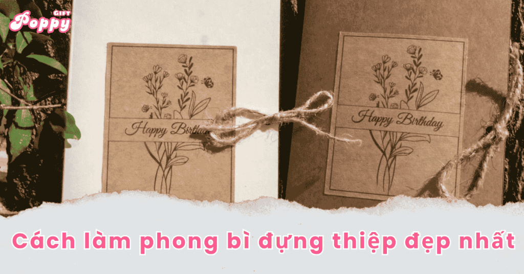 Cách làm phong bì thiệp đẹp